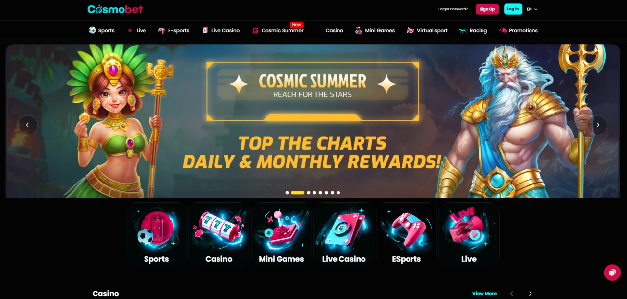 Cosmobet Casino Non Aams