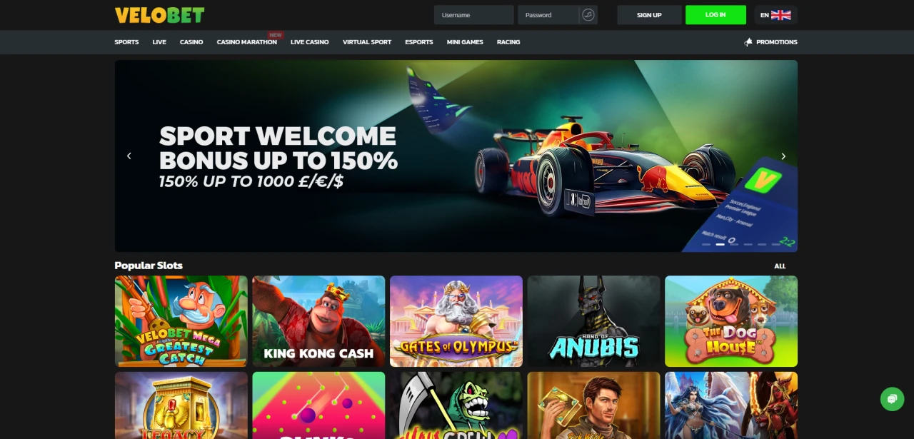 Velobet Casino Non Aams